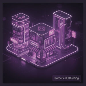Isometric 3D Buildings