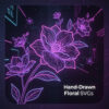 Hand-Drawn Floral SVGs