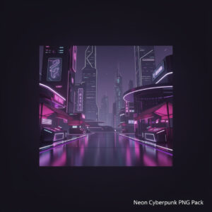 Neon Cyberpunk PNG Pack